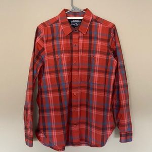 REI Cooperative Plaid 100% Cotton Flannel Button Down Shirt